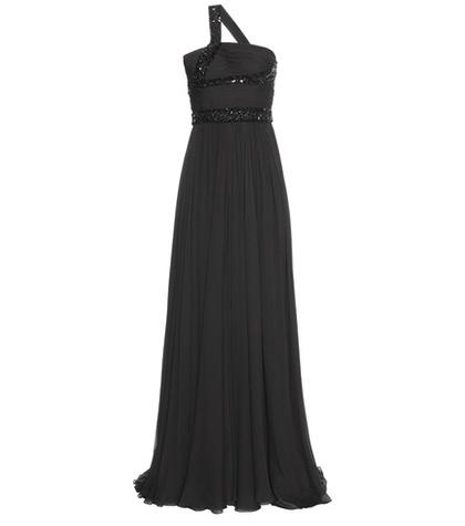 Equipment Embellished Silk-blend Gown