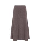 Emilio Pucci Ribbed Wool And Cashmere Skirt
