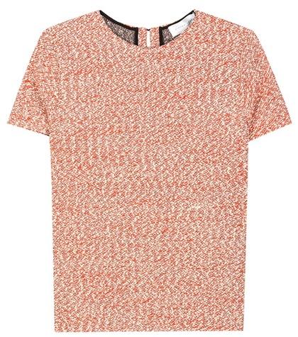 Victoria Beckham Cotton And Virgin Wool-blend Top