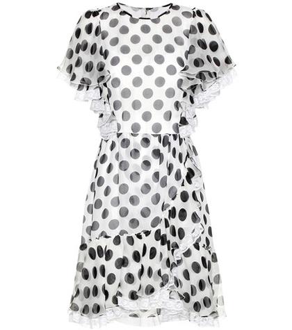 Dolce & Gabbana Polka-dotted Silk Dress