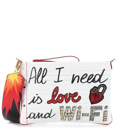 Dolce & Gabbana All I Need Is Love Clutch