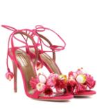 Miu Miu Tropicana 105 Suede Sandals