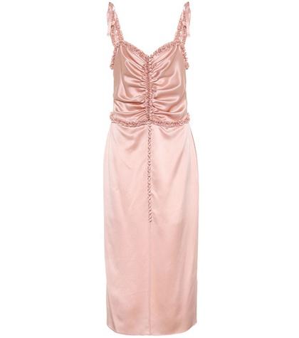 Magda Butrym Puelba Silk Satin Dress