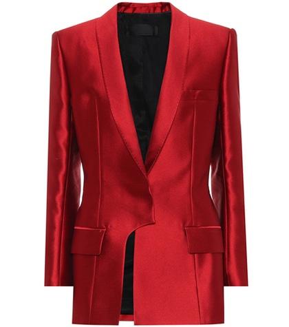 Roger Vivier Hourglass Satin Jacket