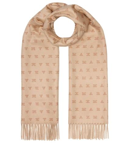 Max Mara Logo Cashmere Scarf