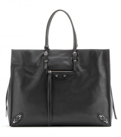 Balenciaga Papier A4 Zip-around Leather Shoulder Bag