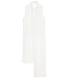 Balenciaga Assymetrical Silk Blouse