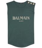 Balmain Printed Sleeveless Top
