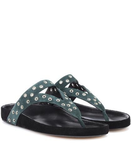 Jardin Des Orangers Elbry Suede Sandals