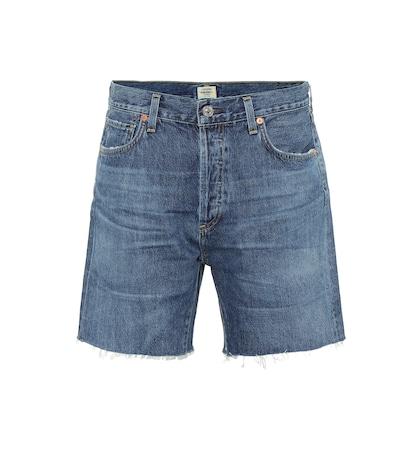 Jimmy Choo Bailey High-rise Denim Shorts