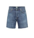 Jimmy Choo Bailey High-rise Denim Shorts