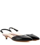 Sophie Hulme Patent Leather Slingback Pumps