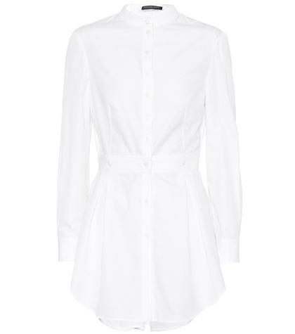 Alexander Mcqueen Cotton Flared-waist Shirt