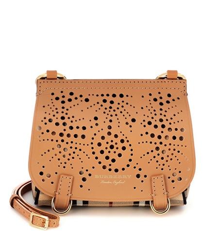 Burberry Baby Bridle Leather Saddle Bag
