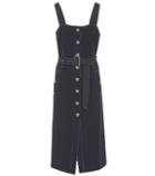 Veronica Beard Belted Button-front Dress
