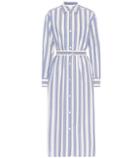 Max Mara Folgore Striped Cotton Dress