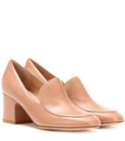 Gianvito Rossi Leather Loafer Pumps