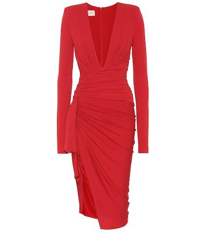 Alexandre Vauthier Long-sleeved Stretch Crêpe Dress