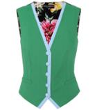 Roger Vivier Cotton-blend Vest
