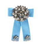 Dolce & Gabbana Crystal-embellished Silk-satin Hair Clasp