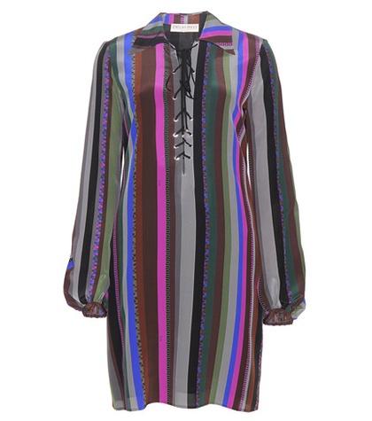 Emilio Pucci Striped Silk Tunic Top