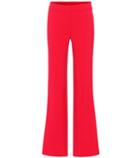 Carolina Herrera High-rise Wide-leg Wool-blend Pants