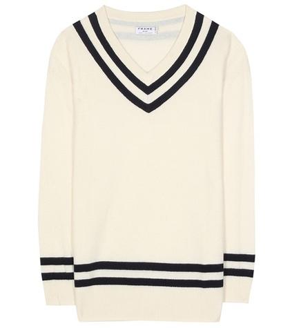 Heidi Klein Varsity Wool And Cashmere Sweater
