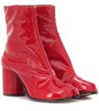 Bottega Veneta Tabi Patent Leather Ankle Boots