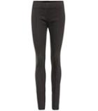 Helmut Lang Cotton-blend Coated Leggings
