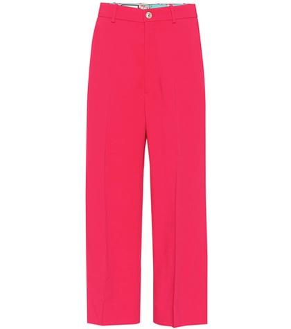 Gucci Stretch-crêpe Pants