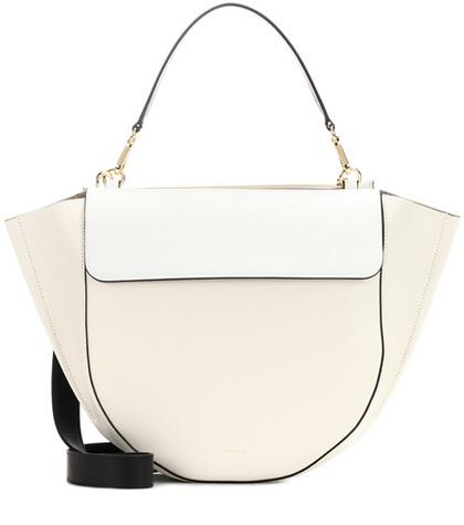 Gucci Hortensia Big Leather Shoulder Bag