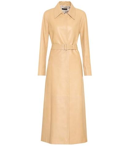 The Row Neyton Leather Trench Coat