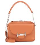 Miu Miu Double T Leather Shoulder Bag