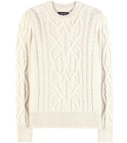 Balenciaga Gayle Baby Alpaca And Merino Wool-blend Knitted Sweater