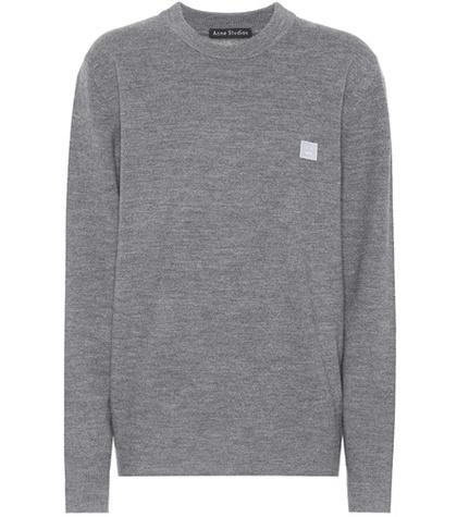 Acne Studios Nalon Face Wool Sweater