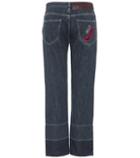 Loewe Embroidered High-waisted Jeans