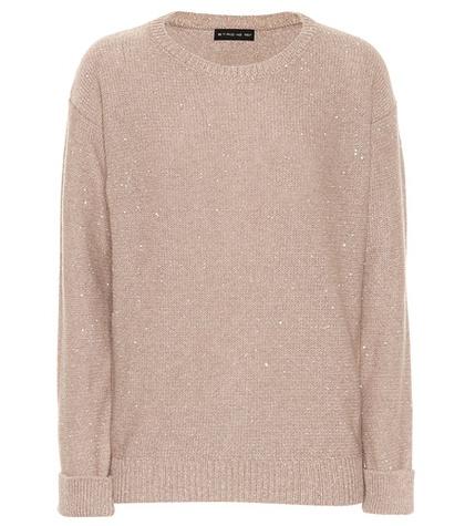 Etro Sequinned Wool-blend Sweater