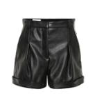 Msgm Danielle Faux Leather Shorts