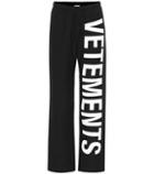 Vetements Printed Cotton Trackpants