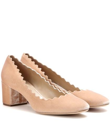 J Brand Lauren Velvet Pumps