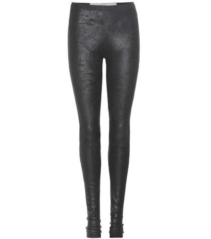 Rick Owens Suede Leggings
