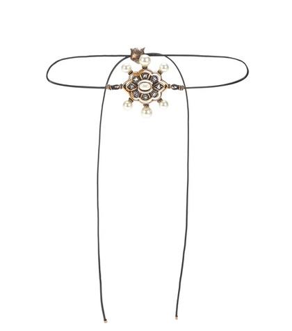 Gucci Pin Cushion Embellished Choker