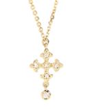 Stone Paris Passion Simple 18kt Yellow Gold Necklace With White Diamonds
