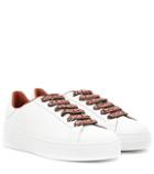 Etro Embossed Leather Sneakers