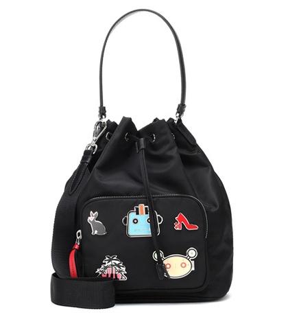 Prada Embellished Bucket Bag