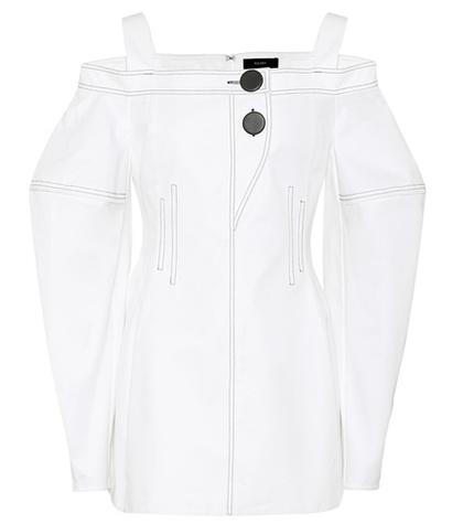 Ellery Off-the-shoulder Cotton Top