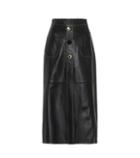 Ellery Aggie Leather Midi Skirt