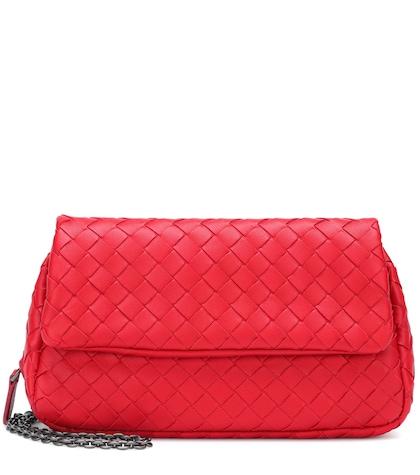 Bottega Veneta Mini Messenger Leather Shoulder Bag