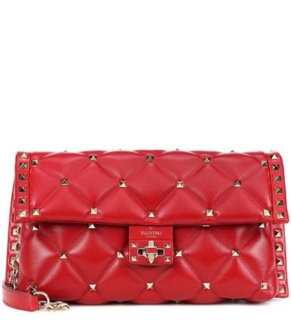 Chlo Valentino Garavani Candystud Leather Shoulder Bag