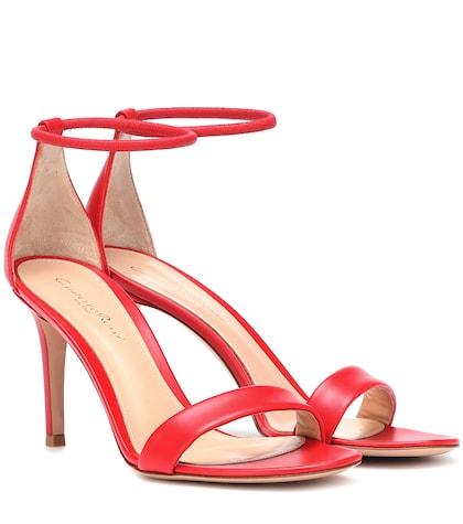 Gianvito Rossi Asia 85 Leather Sandals